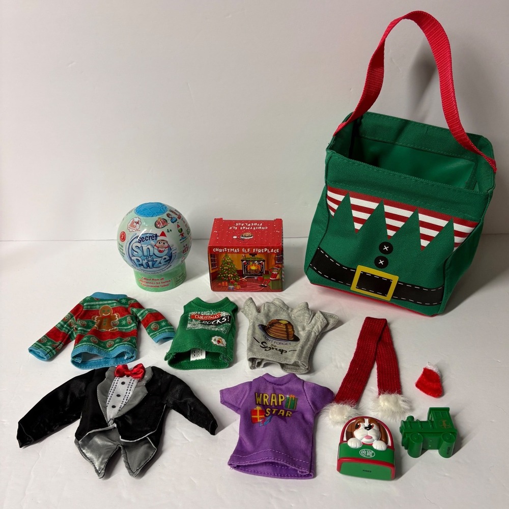 Elf on the Shelf Clothing Accessories Fireplace Sno Prize Thirty-One Tote Bag